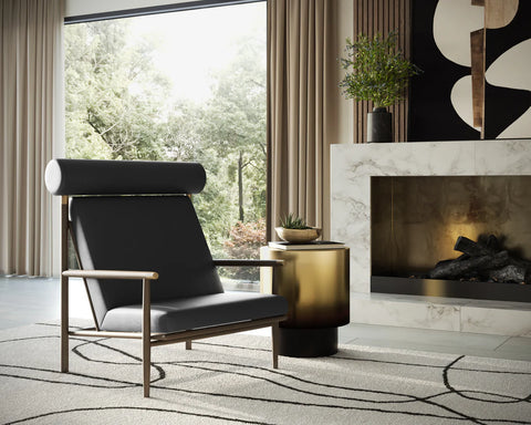 Biko Black - Accent Chair Sunpan