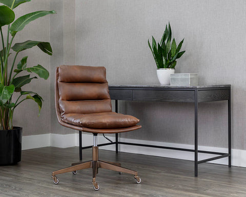 Stinson Cognac - Office Chair Sunpan