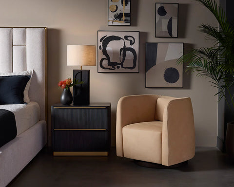 Emilie Swivel - Accent Chair Sunpan