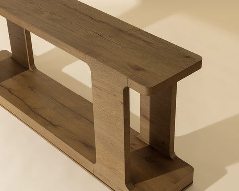 Hercules Light Brown - Console Table Sunpan