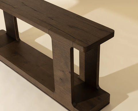 Hercules Aged Brown - Console Table Sunpan