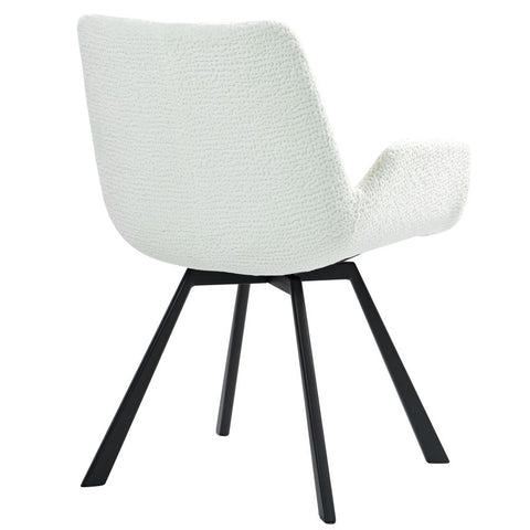 Signy Swivel Ivory - Dining Chair WW (Set Of Two)