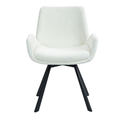Signy Swivel Ivory - Dining Chair WW (Set Of Two)