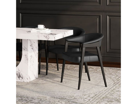 Bexley Black - Dining Chair WW (Set Of Two)