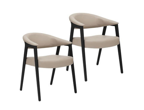 Bexley Mushroom- Dining Chair WW (Set Of Two)