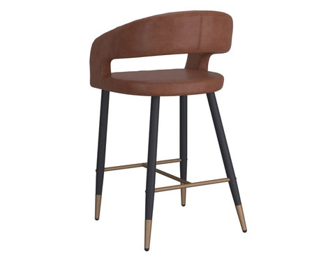 Crimson Saddle - Counter Chair WW (Set Of Two)