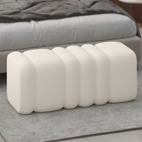 Rigel Large Ivory - Ottoman/Bench WW