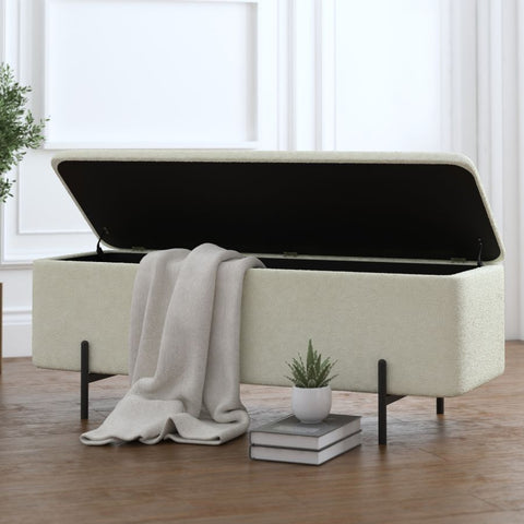 Erzo White - Ottoman/Bench WW