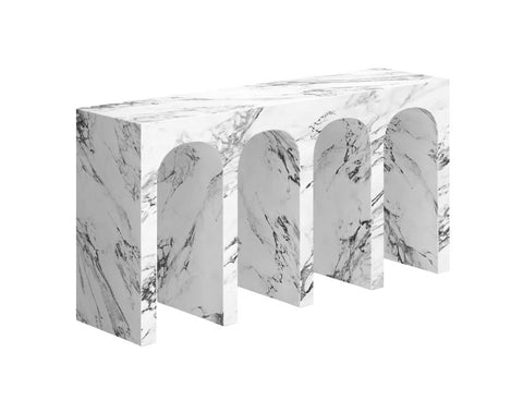 Atticus Bulgari White - Console Table WW