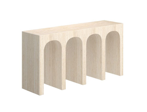 Atticus Travertine - Console Table WW