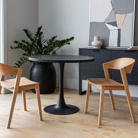 Surface Pedestal Black -Dining Table SIF