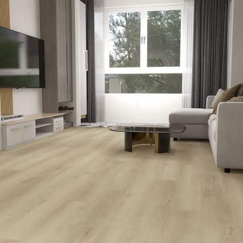 Quebec Oak Beige 6mm Vinyl Flooring -$3.38 Sq.Ft (Sold per box)