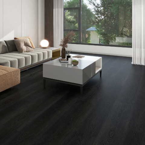Ebony Eclipse 10mm Vinyl Flooring -$7.74 Sq.Ft (Sold per box) Grandeur