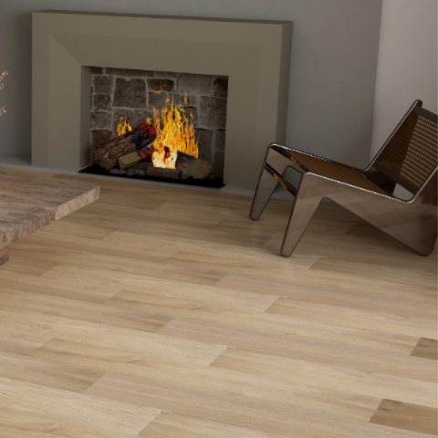 Hazelnut 5mm Vinyl Flooring -$4.89 Sq.Ft (Sold per box) Grandeur