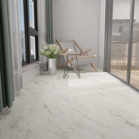Azura Calacatta 5mm Vinyl Flooring -$5.03 Sq.Ft (Sold per box) Planchers1867