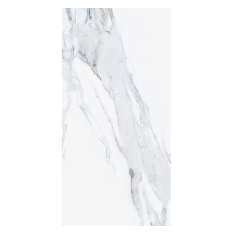 Eden Statuario Polished 24"x48" Porcelain Tile -$3.79 Sq.Ft (Sold per box)