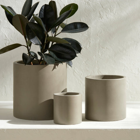 Sea Stone Grey (SST-007) -Planter (Set Of Three)