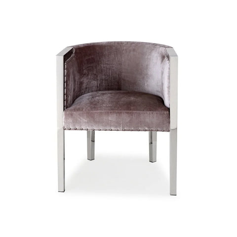 Elvis Grey Velvet- Accent Chair XC