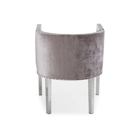 Elvis Grey Velvet- Accent Chair XC