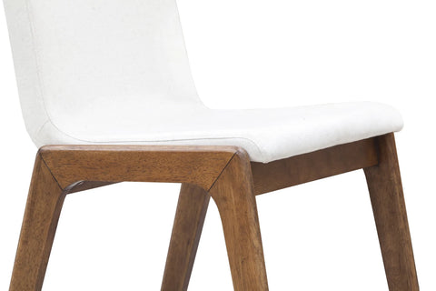 Remix Cream Fabric-Dining Chair (Set of Two)