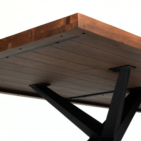 114" Straight Edge-Dining Table XC