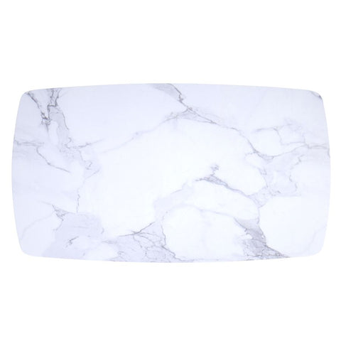 Emery Rectangular White and Black -Dining Table WW
