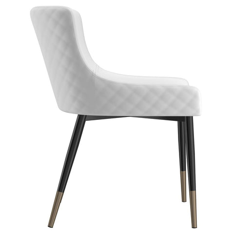 Xander White Faux Leather -Dining Chair WW (Set Of Two)
