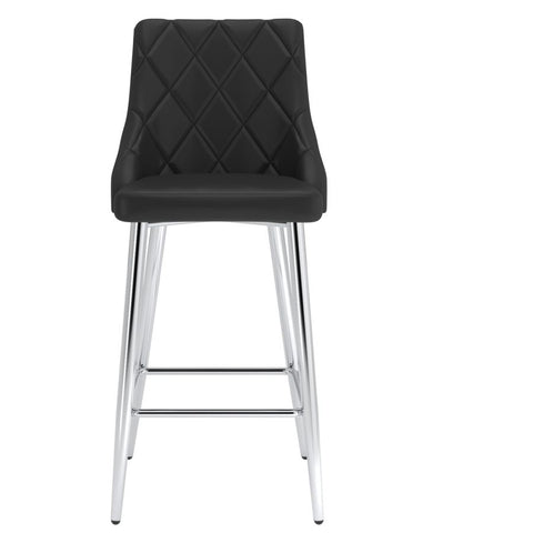 Devo Black -Counter Chair WW (Set Of Two)