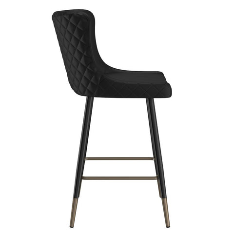 Xander Black -Counter Chair WW (Set Of Two)