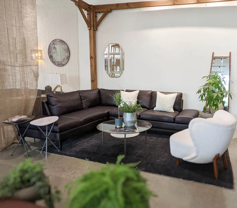 Chase Left Leather- Sectional Sofa