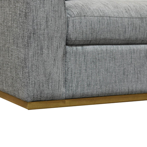 Anderson Woven Charcoal- Sofa