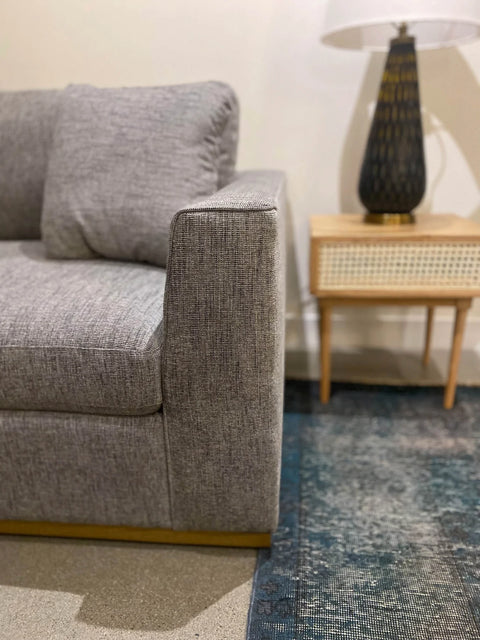 Anderson Woven Charcoal- Sofa