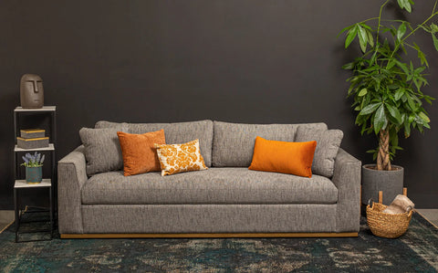 Anderson Woven Charcoal- Sofa