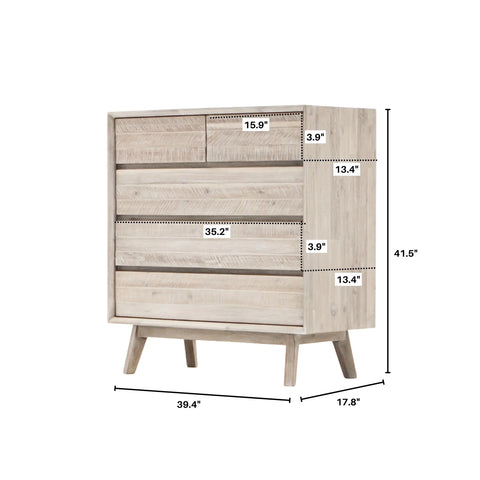 Gia Five Drawer- Dresser