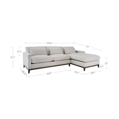 Oxford Right- Sectional Sofa