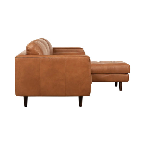 Georgia Right Leather- Sectional Sofa