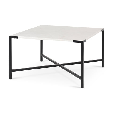 marble top coffee table white stone