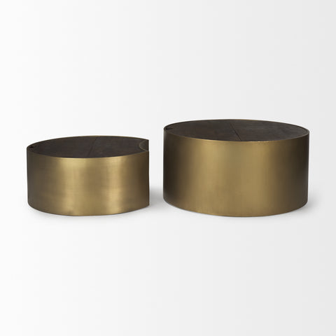 Eclipse Antique Brass - Coffee Table Mercana (Set Of Two)