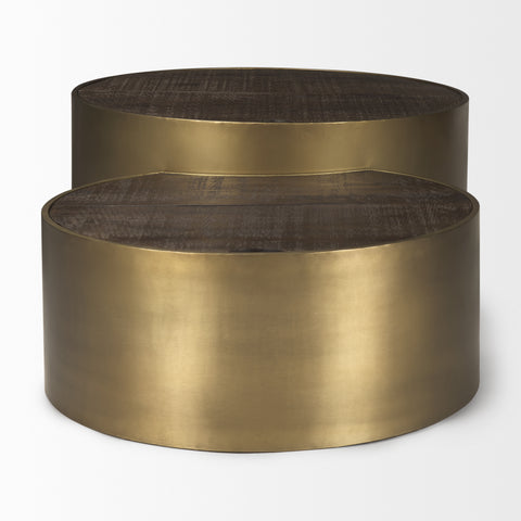 Eclipse Antique Brass - Coffee Table Mercana (Set Of Two)