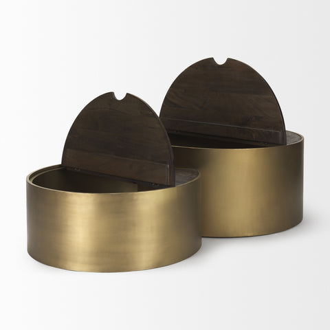 Eclipse Antique Brass - Coffee Table Mercana (Set Of Two)