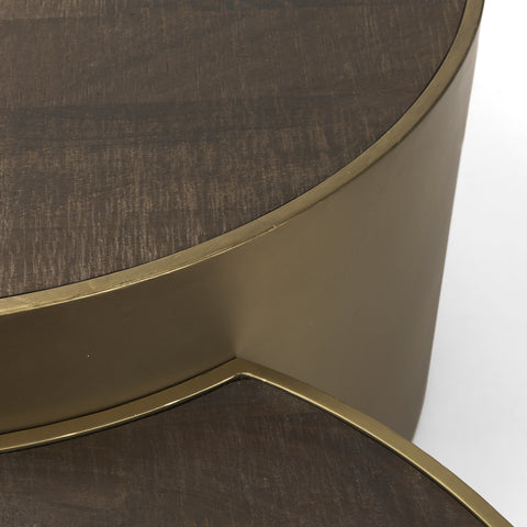 Eclipse Antique Brass - Coffee Table Mercana (Set Of Two)
