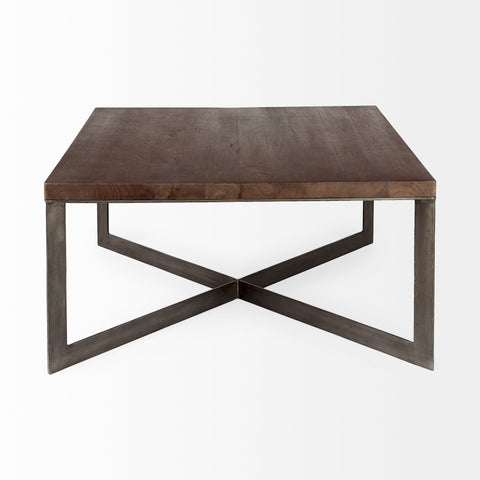 Faye Medium Brown - Coffee Table Mercana
