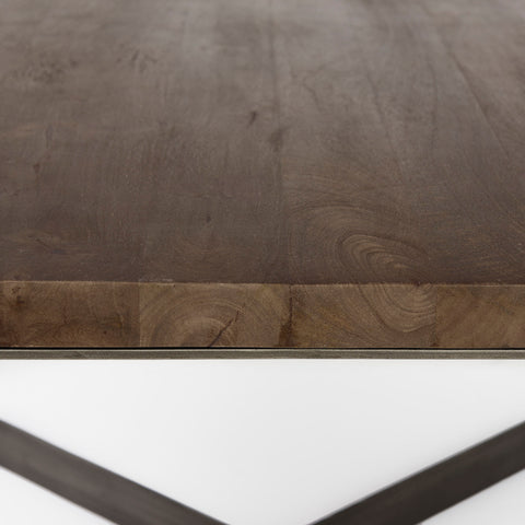 Faye Medium Brown - Coffee Table Mercana