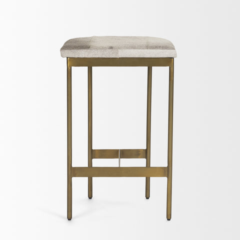 Millie Cowhide Counter Stool – Mercana