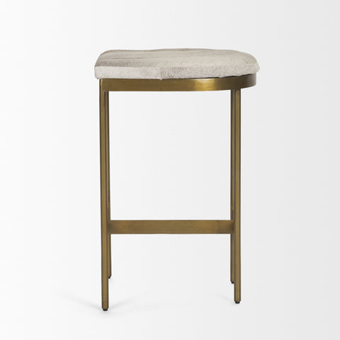 Millie Cowhide Counter Stool – Mercana