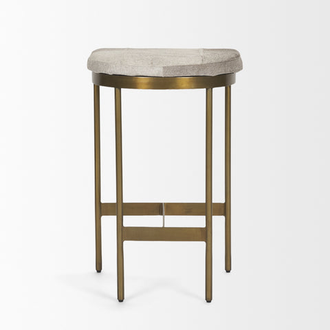 Millie Cowhide Counter Stool – Mercana