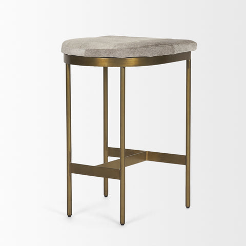 Millie Cowhide Counter Stool – Mercana