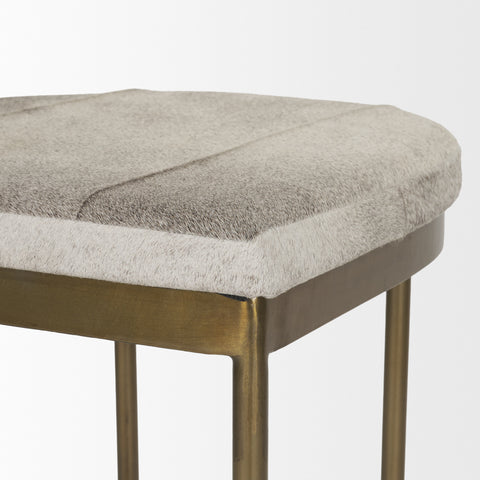 Millie Cowhide Counter Stool – Mercana