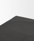 Dark gray fabric on a white background