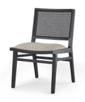 modern cane dining chair